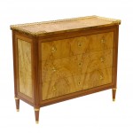 Paire de commodes en citronnier